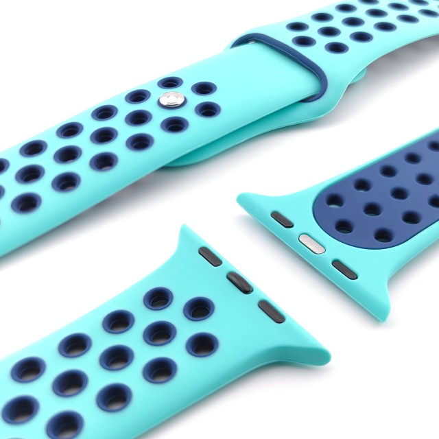 Breathable sport silicone watch strap for Apple Watch - Varun Sport | SMANIQUE
