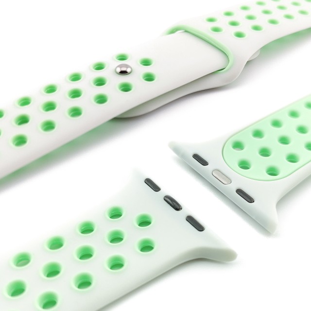 Breathable sport silicone watch strap for Apple Watch - Varun Sport | SMANIQUE