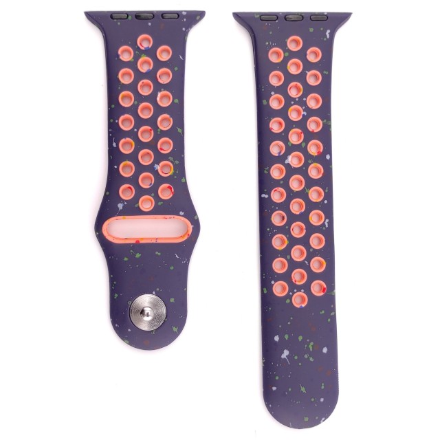 Breathable sport silicone watch strap for Apple Watch - Varun Sport | SMANIQUE