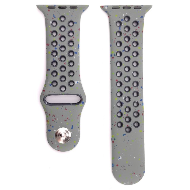 Breathable sport silicone watch strap for Apple Watch - Varun Sport | SMANIQUE