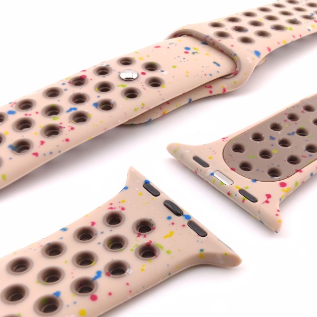 Breathable sport silicone watch strap for Apple Watch - Varun Sport | SMANIQUE