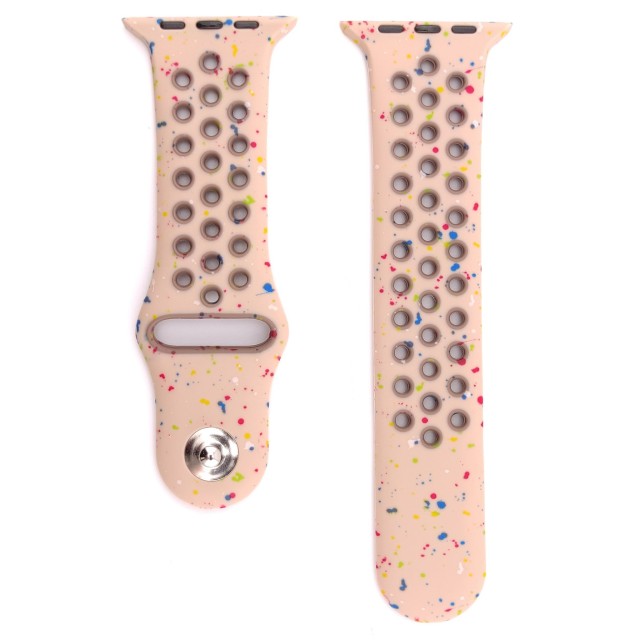 Breathable sport silicone watch strap for Apple Watch - Varun Sport | SMANIQUE