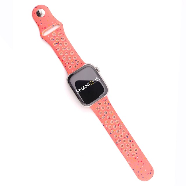 Breathable sport silicone watch strap for Apple Watch - Varun Sport | SMANIQUE
