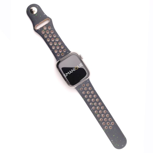 Bracelet de montre sport en silicone respirant pour Apple Watch - Varun Sport | SMANIQUE