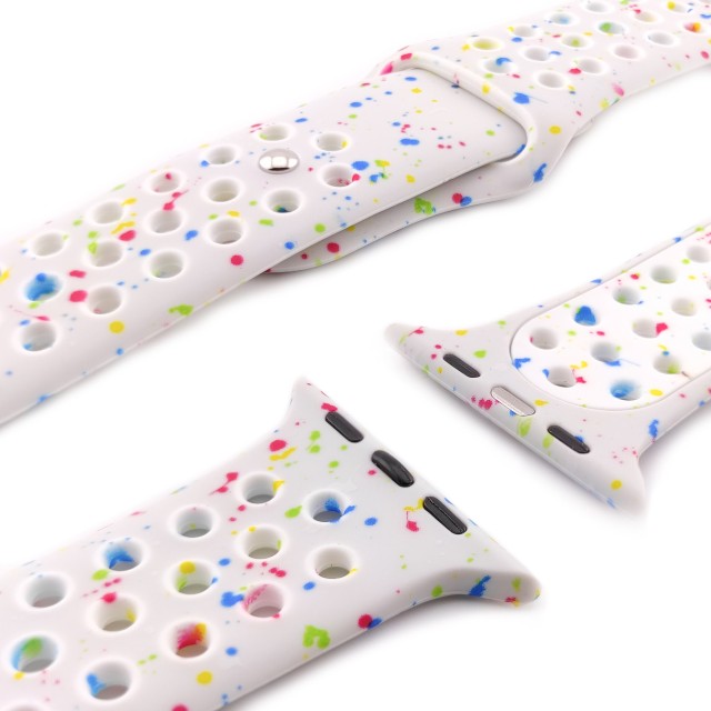 Breathable sport silicone watch strap for Apple Watch - Varun Sport | SMANIQUE