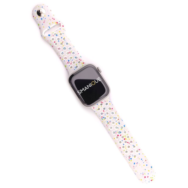 Breathable sport silicone watch strap for Apple Watch - Varun Sport | SMANIQUE