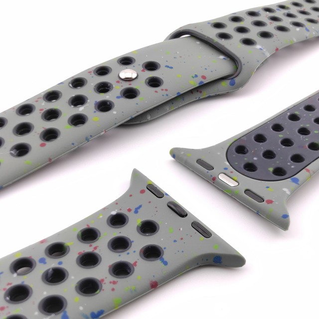 Breathable sport silicone watch strap for Apple Watch - Varun Sport | SMANIQUE